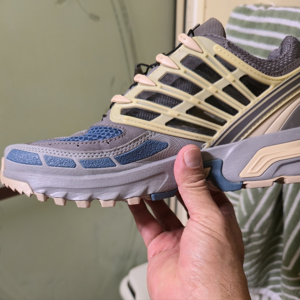 Salomon ACS PRO ADVANCE In Pewter Aegean Blue - Picture 2 of 9